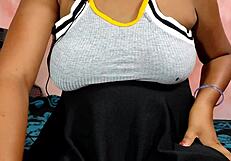 Beautiful horny amateur babe roleplays punishment sex with neighbor boyfriend