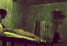 Ebony massage turns into hardcore interracial fuck on cam