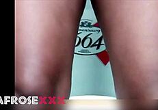 imagine a nudist ebony neighbor getting sneaky nuru massage gloryhole action?