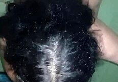 she sneaks to bathroom for friend's secret cock suck