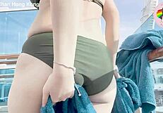 Macy Chan Hong Kong Poolside Seduction Cruise Twilight Tease