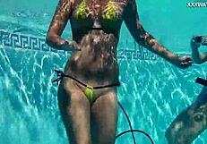 Candy And Lizzy Ride Mike's Cock Underwater