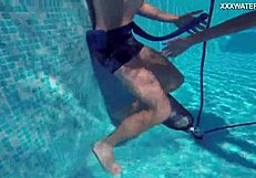 Candy And Lizzy Ride Mike's Cock Underwater