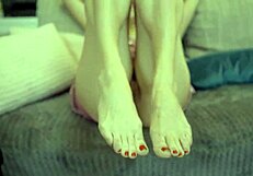 i'm a dirty blonde milf craving wild foot fucks with my horny slave