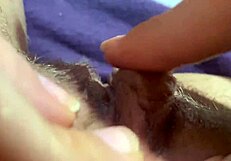 Huge clit throbs to extreme closeup jerking orgasm