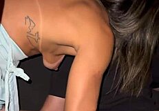 hotwife belinha flashes motoboy barebacks street stranger ends with ass full of cum