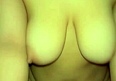 busty asian babe rides monster cock cowgirl creampie blast