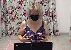 check out this juicy pawg shaking in panties for webcam fun