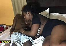 wife screams for husband's big black cock in bedroom