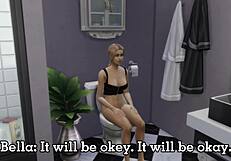 Cheating pregnant wife takes small cock doggystyle missionary from husband's coworker hidden!