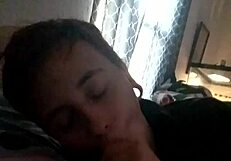 wanna see this slut suck that fat cock deep?