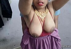 sexy indian bhabhi pounds hard in tight gown