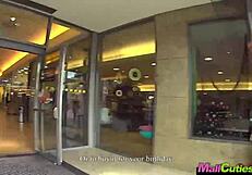 Mallcuties Blonde Cheats on Boyfriend with Outdoor Public Fuck