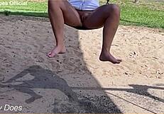 my heart races flashing wifey's amazing pussy in public