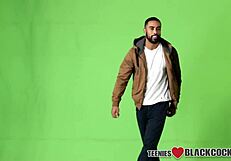 young black teen's small tits bounce as monster cock leaves her jizz faced and wrecked