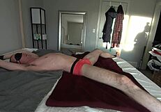 Milf binds stepson as personal tease slave toy