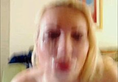 Craving 15 messy cum facials in row?