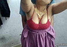 sexy indian bhabhi pounds hard in tight gown