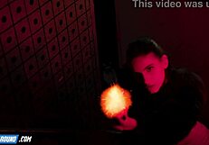 Isa bella twirls narrow ass onto john wick's long cock ballerina cosplay dildo!