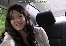 wanna join this brunette's cash-for-facial outdoor group blowbang?