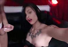 Watch us trans couple stroke cocks and deepthroat on cam together.
