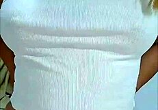 Colombian milf masturbates pussy and anal with cucumber double penetration