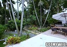 alex isadora moans as dickdealer pounds her while husband watches