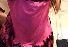 Satin Lingerie Couple Fucking Rimming Heels Stockings