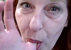 Thick Curvy Redhead Dawn in Miniskirt Bra Teases Big Natural Tits Dirty Talk