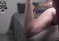 damn this naughty blonde and her friend got me piercin nipples hard wait sexy waist too