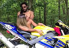 Don Bends Nina Rivera Over Motorcycle Rips Clothes Hard