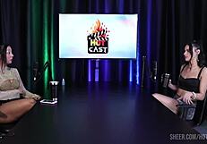 i crave debora andrade's sheer red lingerie swinger toy play compilation