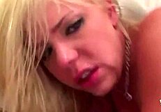 Charming Blonde Begs for Intense Double Penetration Anal in Threesome Rides