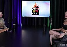 i crave debora andrade's sheer red lingerie swinger toy play compilation