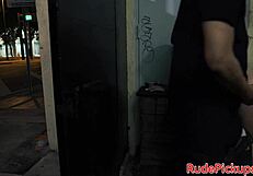 stranded teen picked up bent over fucked rough outdoors then creampied deep