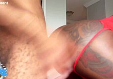 skinny ebony accidentally stuck then pounded by big black cock