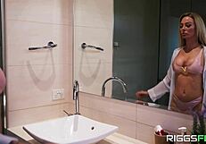 Isabelle Deltore's wet pussy ripped clothes fucked raw monster cock kitchen