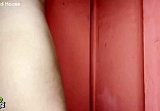 hot bride licks pussy first time then fucks stranger through gloryhole
