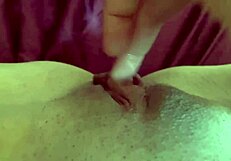 Super Horny Italian Milf Fingers Dripping Wet Pussy Up Close in POV