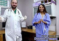Dr Tampa turns patients into guinea pigs backstage with nurse solana in florida hospital
