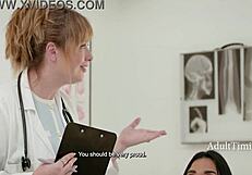 Stepmom fingers patient before doctor