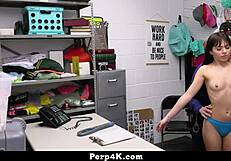 aria valencia blows officer sloppy then rides cock reverse perp4k