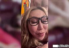 Experienced college girl rides reverse cowgirl in dorm like pro