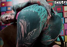 doggy ass play gets intense with my favorite thick metal toy