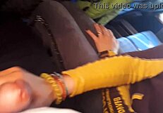 Cute blonde next to me on public bus sucks cock handjobs full movie cum swallow