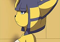 Big cocked entity fucks ankha's furry ass hard