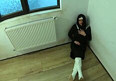 Slutty Nun Maid Cosplay Compilation: Milf Squirts on Amateur Blowjobs