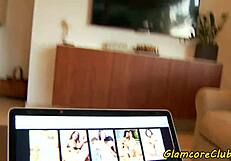 wanna see classy european glamcore babes get banged hard in hot threesome pov?