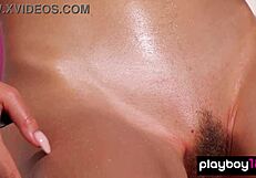 julia zu bares bombastic natural tits stripping poolside outdoors