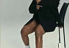 SZA's Sexy Ebony Jerk Off Contest Tribute